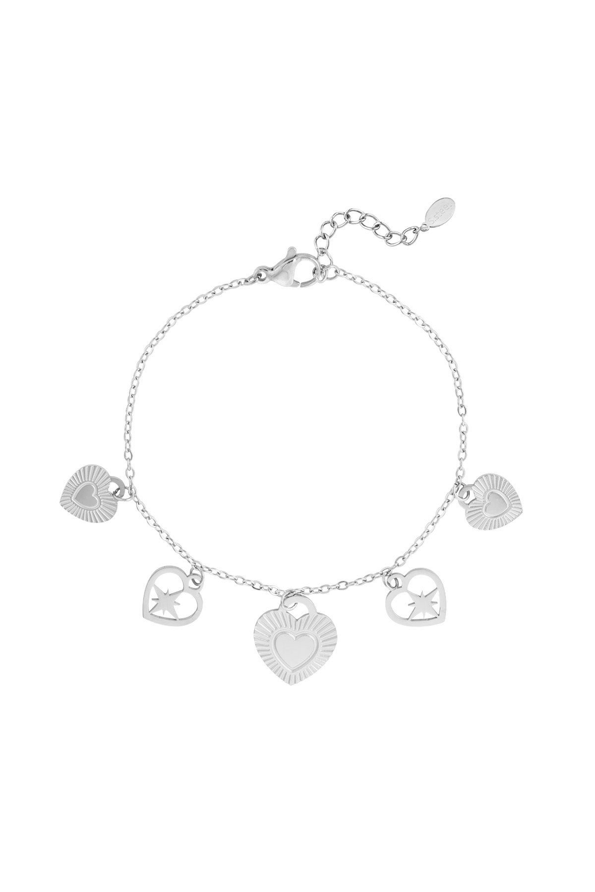 Heart Charms Armband