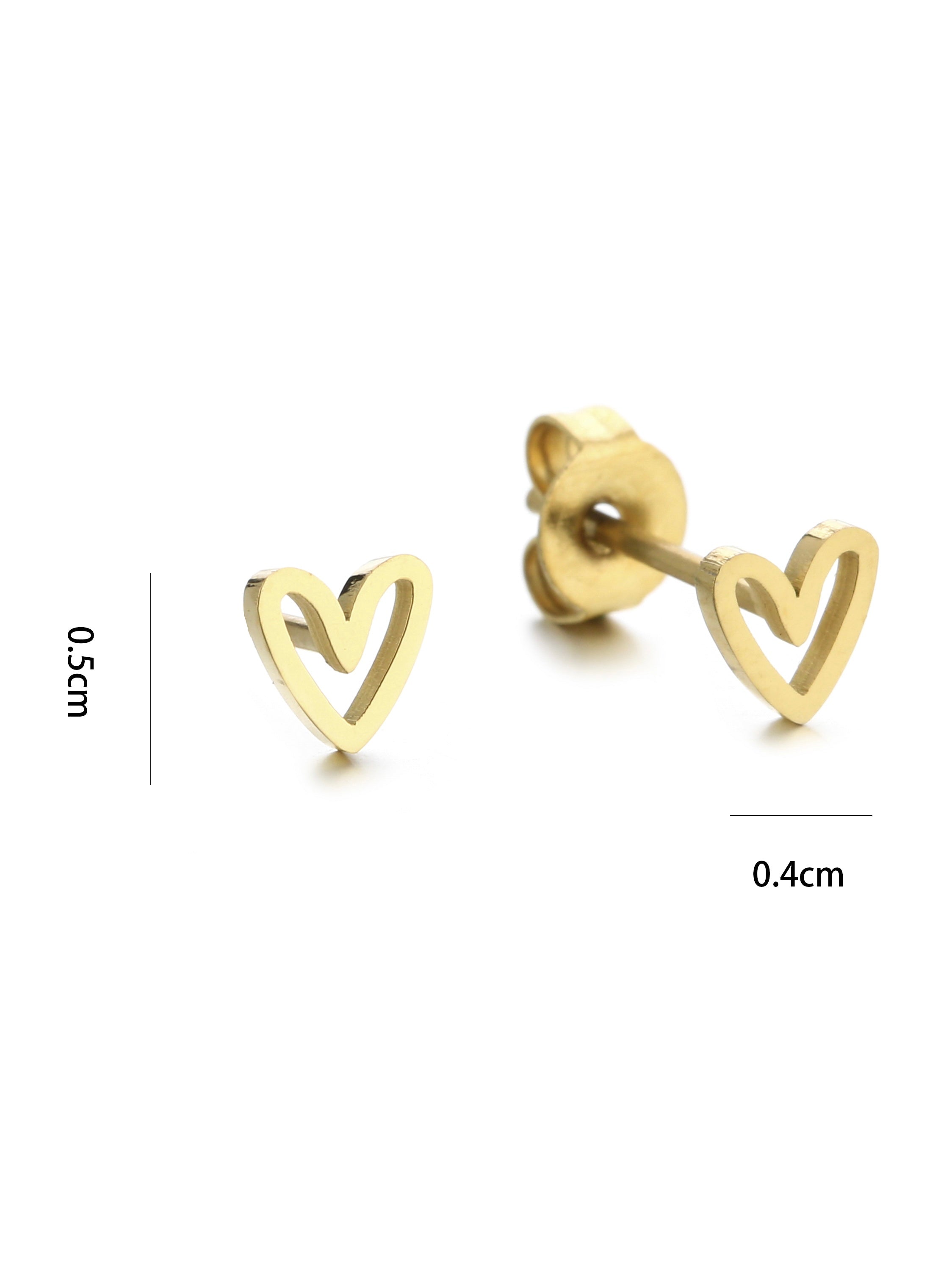 Heart Stud Oorbellen