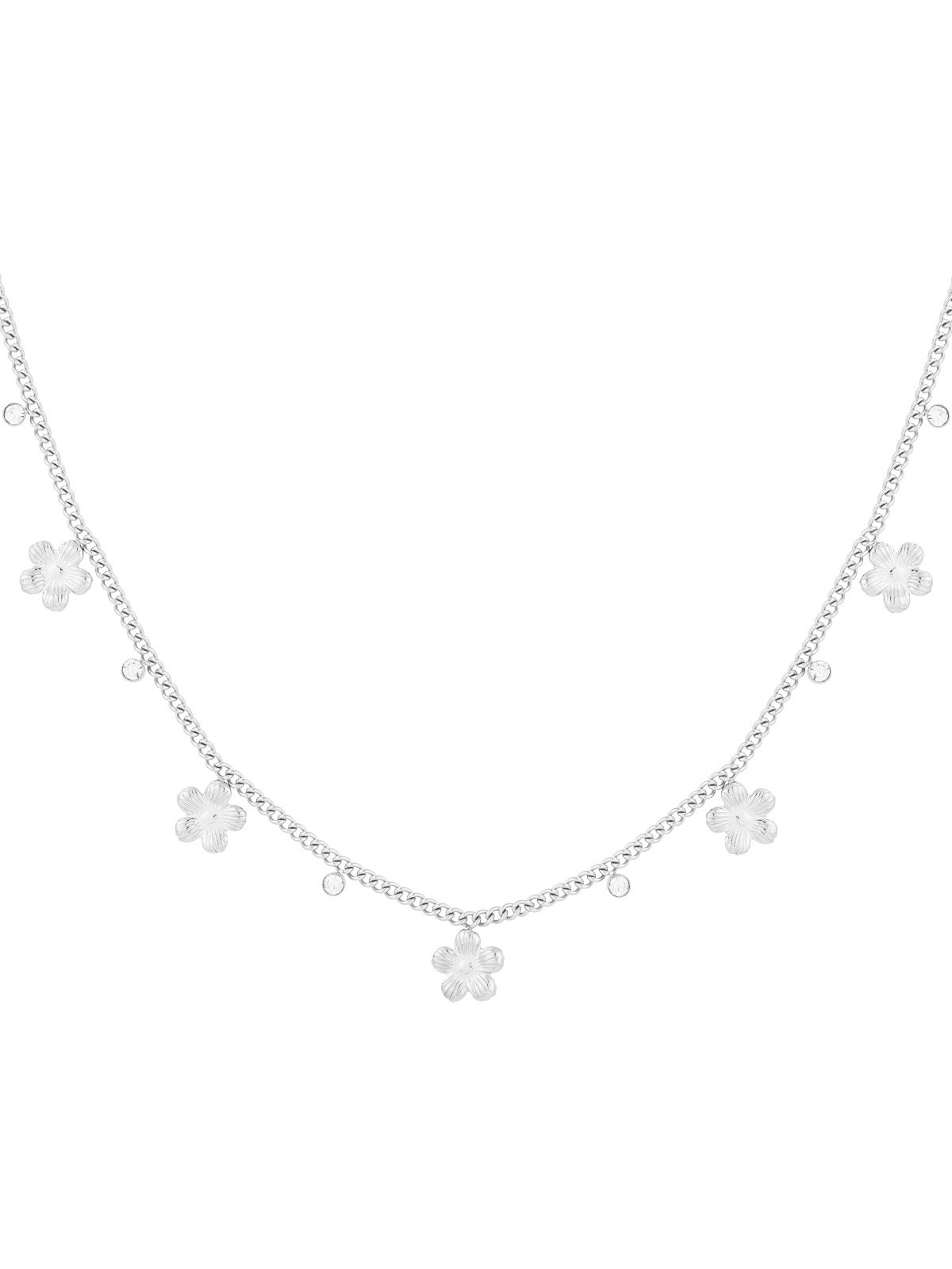 Diamond Flower Ketting