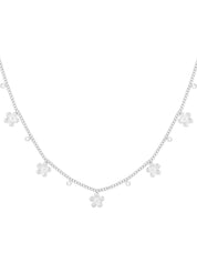 Diamond Flower Ketting