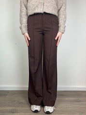 Ambika Wide Leg Pantalon | Choco