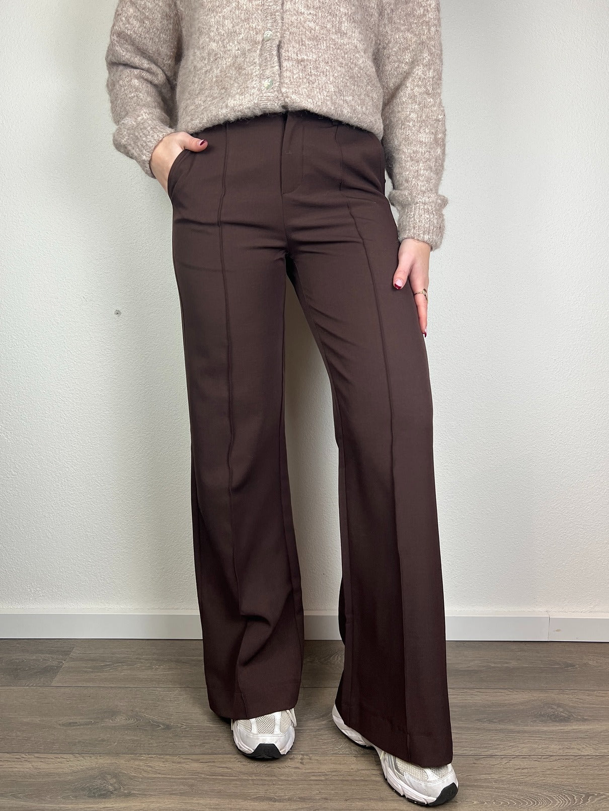 Ambika Wide Leg Pantalon | Choco