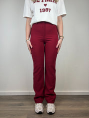 Stretch Pantalon Livia | Bordeaux