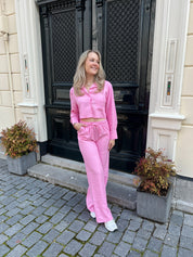 Livia Linnen Blouse | Roze