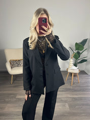 Bow Blazer Luna | Zwart