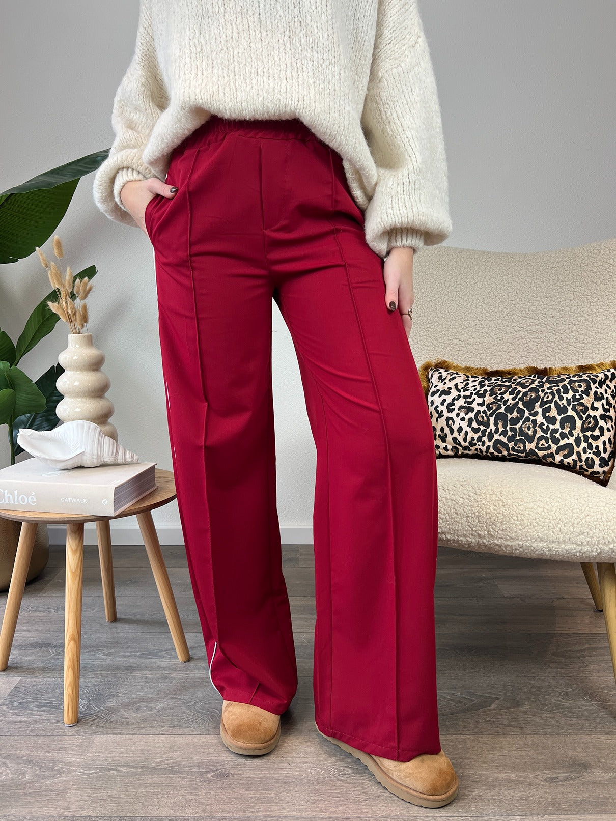 Pantalon Maya | Bordeaux