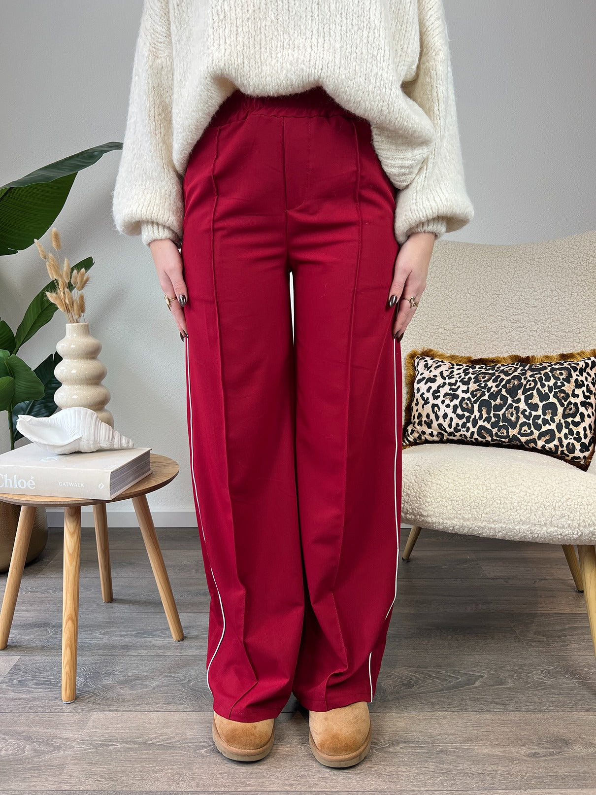 Pantalon Maya | Bordeaux